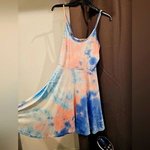 Tie-dye sun dress size small